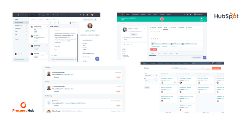 HubSpot CRM - Screen Shots