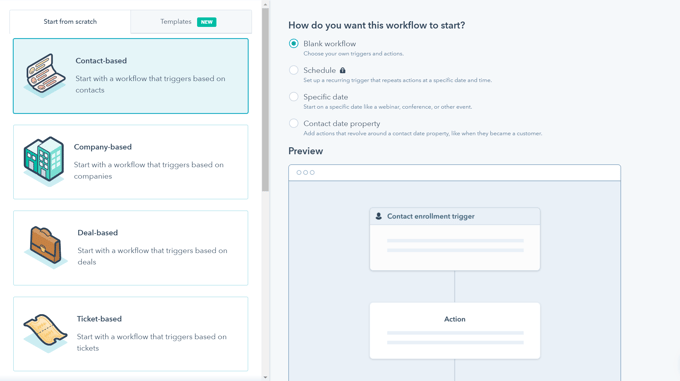 HubSpot workflow