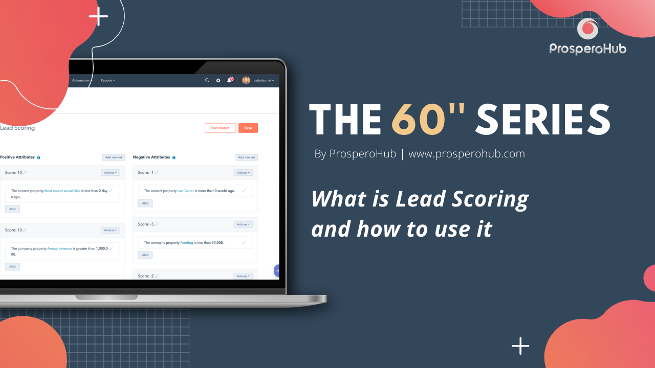 60 Second Series - Lead Scoring